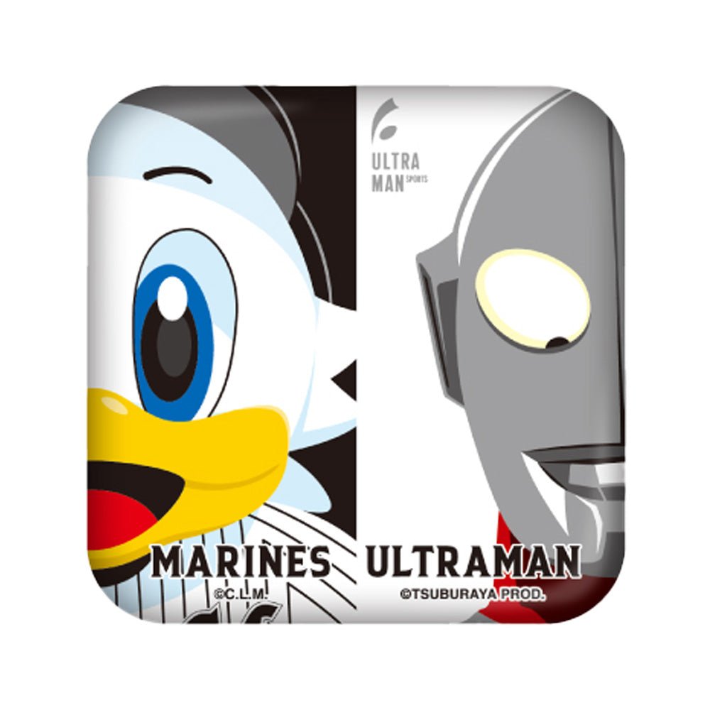 ULTRAMAN ウルトラマン (シリーズ 60周年 ) - ウルトラマン2024×千葉ロッテマリーンズコラボ / コントラスト / バッジ - PGS